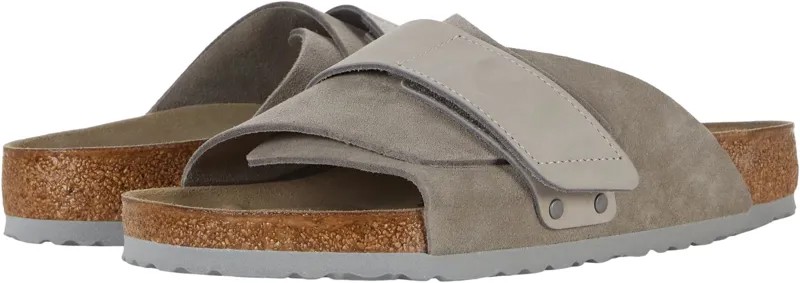 Сандалии Birkenstock Kyoto - Suede, цвет Stone Coin Suede