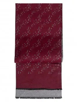 Шарф мужской Labbra 01-00031025 бордовый, 30х180 см