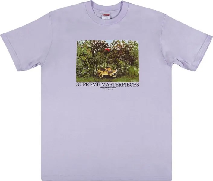 Футболка Supreme Masterpieces Tee 'Light Purple', фиолетовый