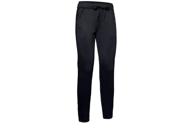 Женские трикотажные спортивные штаны Under Armour, цвет Black