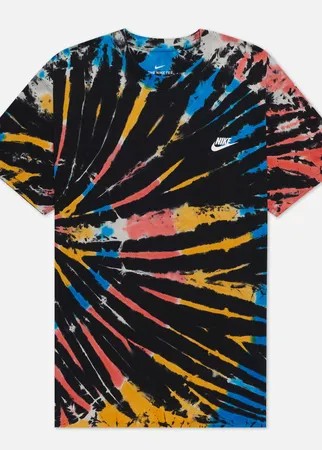 Мужская футболка Nike Tie Dye, цвет чёрный, размер S