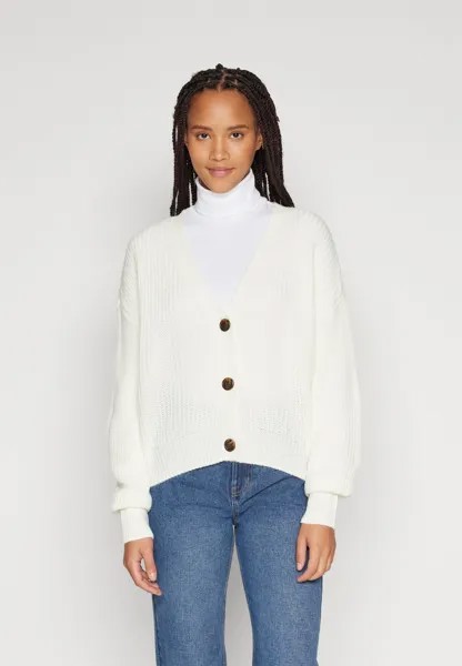 Кардиган Vero Moda МАНЖЕТЫ С V-ОБРАЗНЫМ ВЫРЕЗОМ, цвет cloud dancer