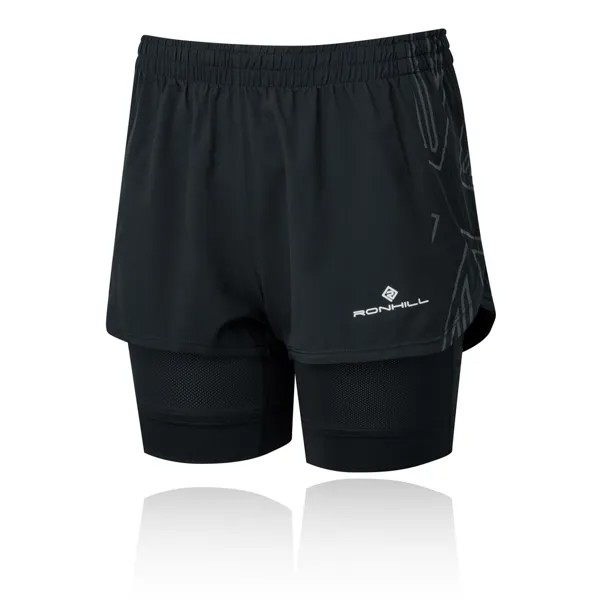 Спортивные шорты RonHill Tech Marathon Twin, черный