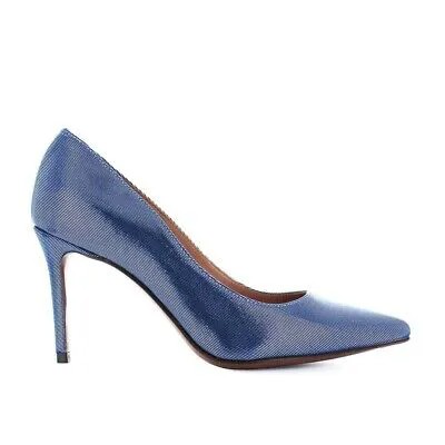 Lautre Chose Голубые туфли-лодочки Canneté Woman