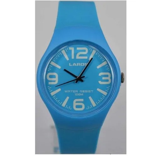 Наручные часы Laros Часы наручные женские Laros 0314-AQ1066A Гарантия 1 год, синий, голубой