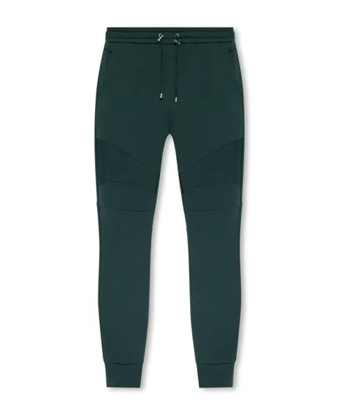 Спортивные брюки с логотипом Balmain, зеленый