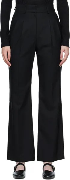 Черные брюки со складками Mame Kurogouchi