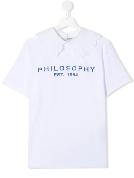 Philosophy Di Lorenzo Serafini Kids футболка с воротником