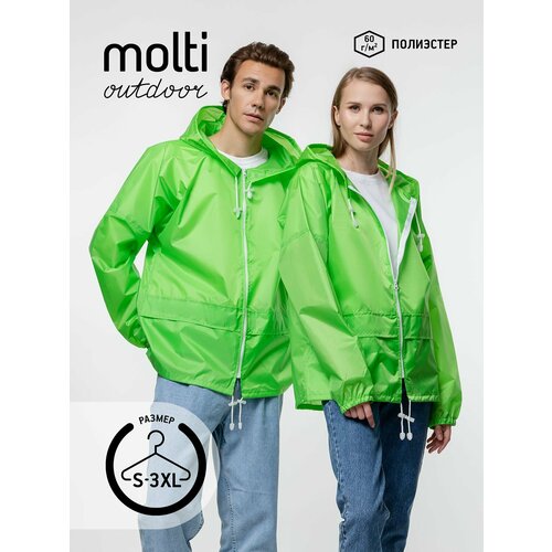 Дождевик molti, размер 3XL, зеленое яблоко