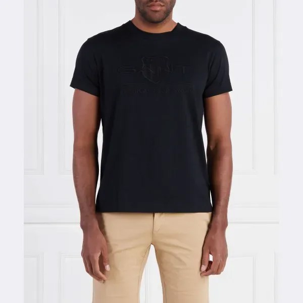 Футболка стандартного кроя Gant, черный