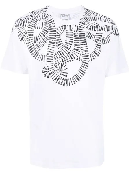 Marcelo Burlon County of Milan футболка Snake Wings, белый