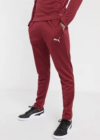 Бордовые джоггеры Puma Football эксклюзивно для ASOS-Красный