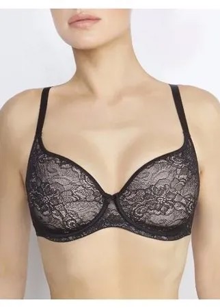 Бюстгальтер Senselle by Felina Platinum Classic, размер 85D, silver peony/black