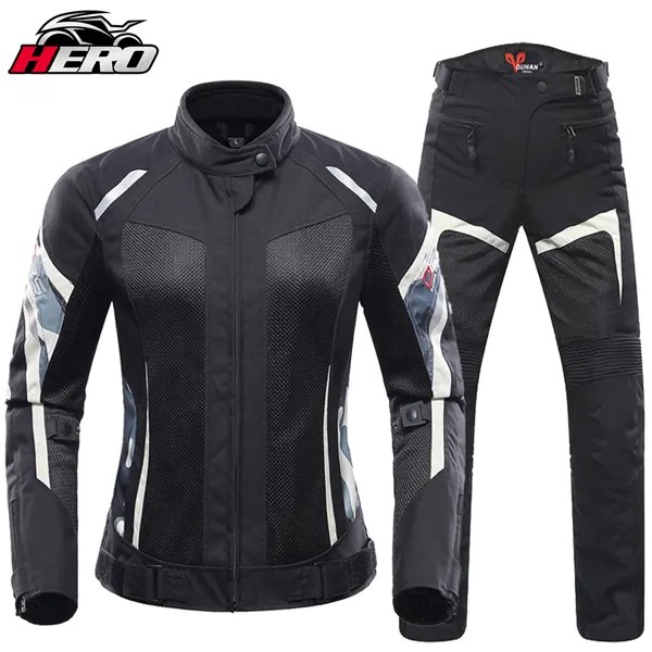 Мотоциклетная куртка для женщин, мотоциклетная одежда для мотокросса, дышащий гоночный костюм, защита бедер, CE сертифицированный защитный ...