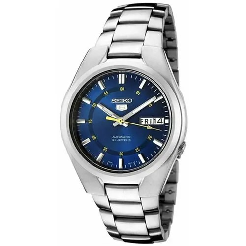 Наручные часы SEIKO SEIKO 5 SNK615K1, серебряный, синий