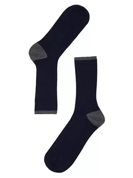 Хлопковые носки Brunello Cucinelli, синий