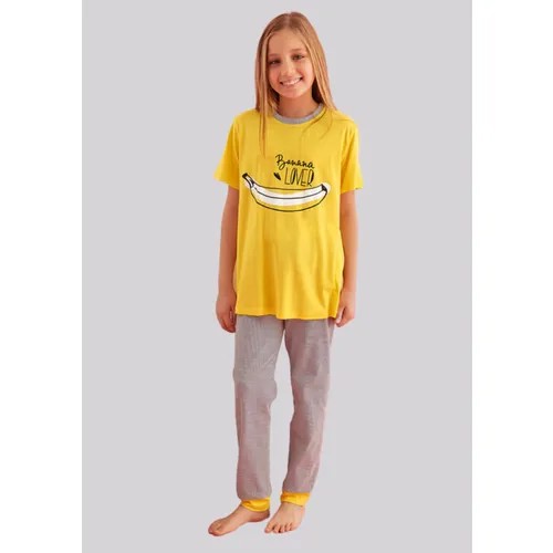 Пижама  Sevim, размер 9-10(140), желтый