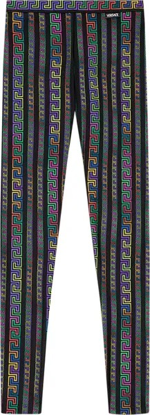 Брюки Versace Printed Pant 'Multicolor/Black', разноцветный