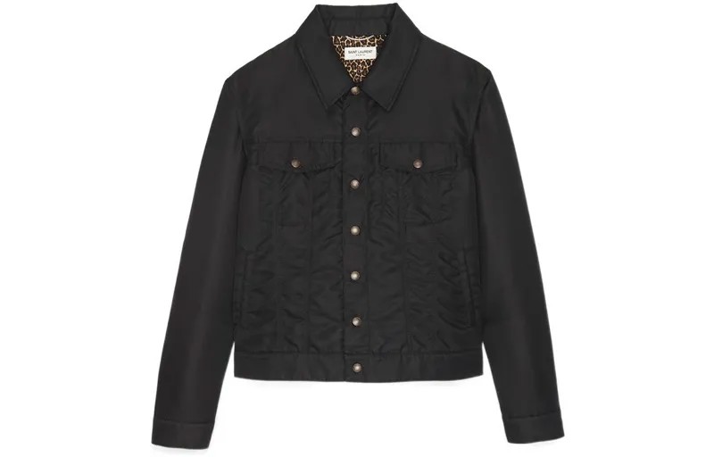 SAINT LAURENT Мужская куртка, цвет Black
