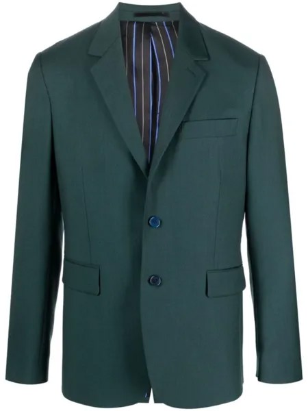 Paul Smith шерстяной пиджак, зеленый