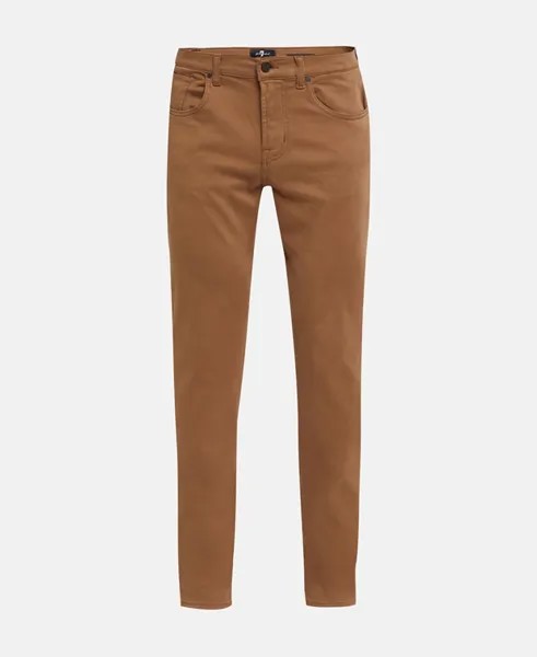 Джинсы узкого кроя 7 for all Mankind, цвет Tan
