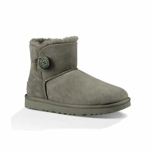 Угги UGG UGG Mini Bailey Button, размер 40, серый