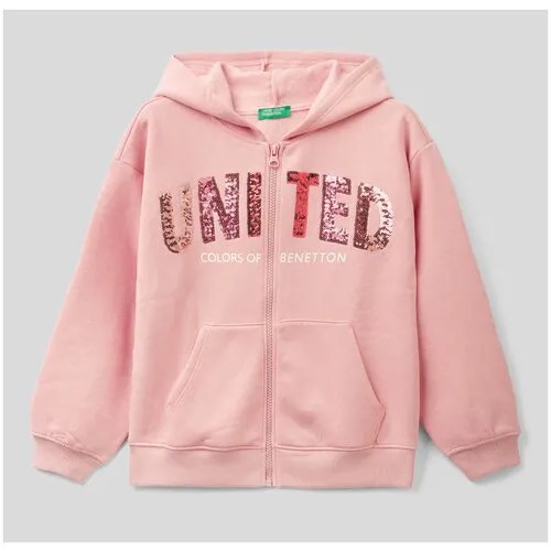 Худи на молнии United Colors of Benetton для девочек 22A_35TMC501I_05R_L