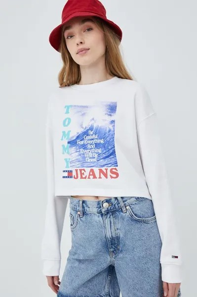 Толстовка DW0DW12647.PPYY Tommy Jeans, белый