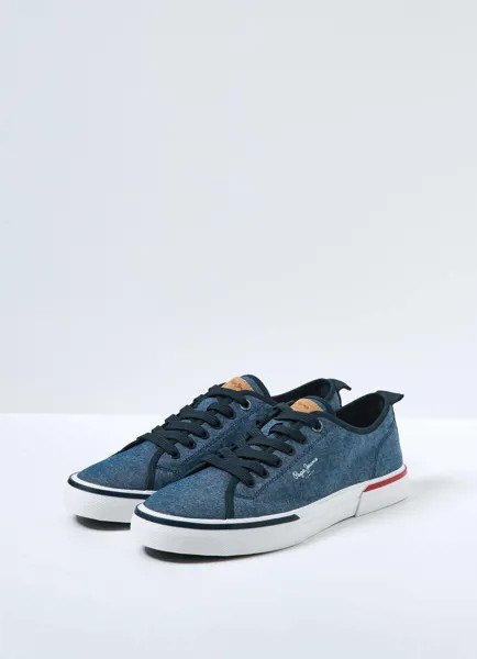 Мужские кеды Pepe Jeans London (KENTON SMART 22 CHAMBRAY s_PMS30812), синие