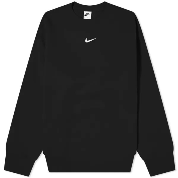 Толстовка Nike Phoenix Fleece Crew, черный