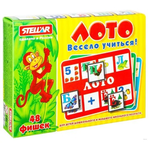 Настольная игра Stellar Весело учиться 00904