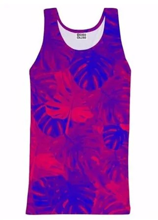 Tank top(ТАНК ТОП) Mr. Gugu & Miss Go спортивный для фитнеса Королева Монстера S