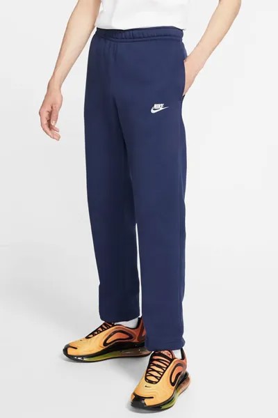 Спортивные брюки с вышитым логотипом Nike, синий