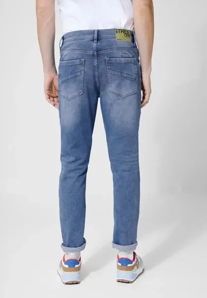 STREET ONE МУЖЧИНЫ Джинсы стандартного кроя, 5 карманов Street One Men, синий