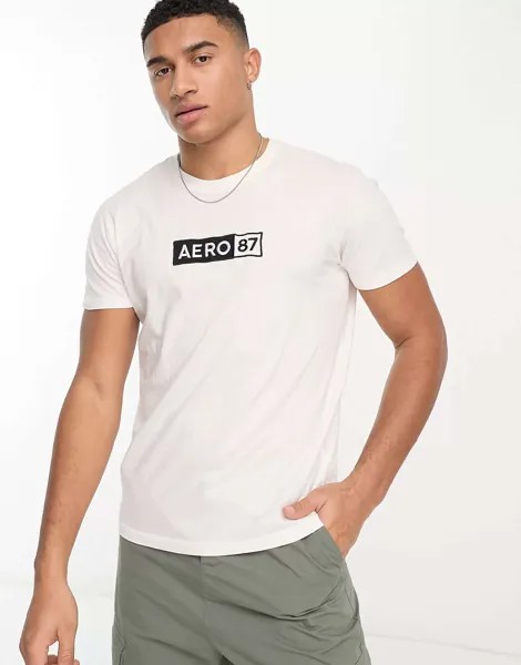 Белая футболка Aeropostale