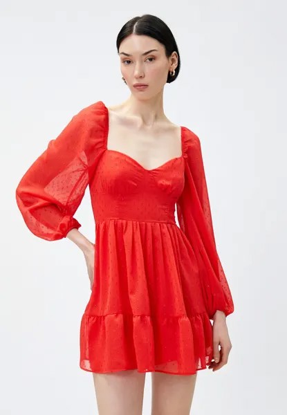 Коктейльное платье Koton, оранжевый
