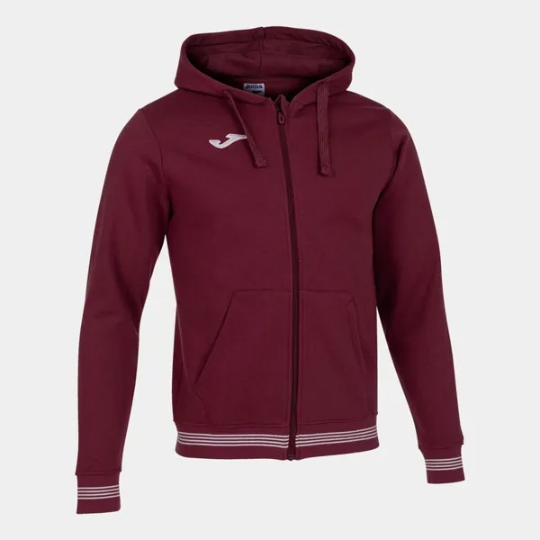 Толстовка Joma Chaqueta Capucha Campus Iii Burdeos для взрослых