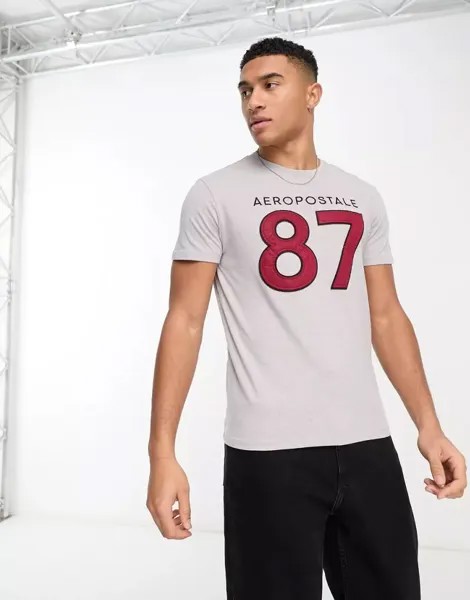 Серая футболка Aeropostale