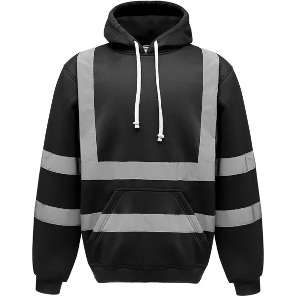 Толстовка Yoko Hooded High Visibility, черный