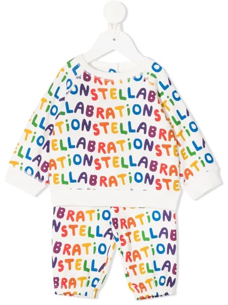 Stella McCartney Kids спортивный костюм с принтом Stellabration