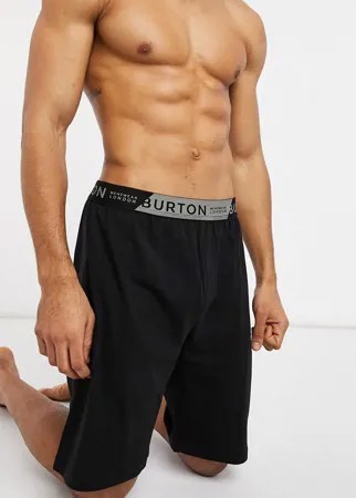 Черные трикотажные шорты Burton Menswear-Черный цвет