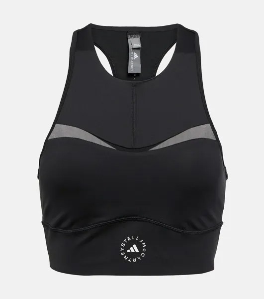 Спортивный бюстгальтер TruePurpose ADIDAS BY STELLA MCCARTNEY, черный