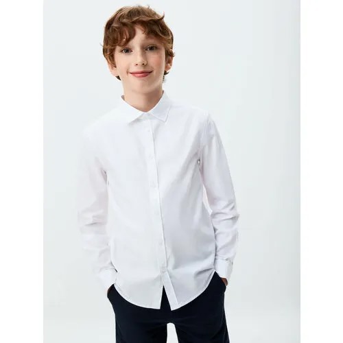 Школьная рубашка Sela, размер 158, белый