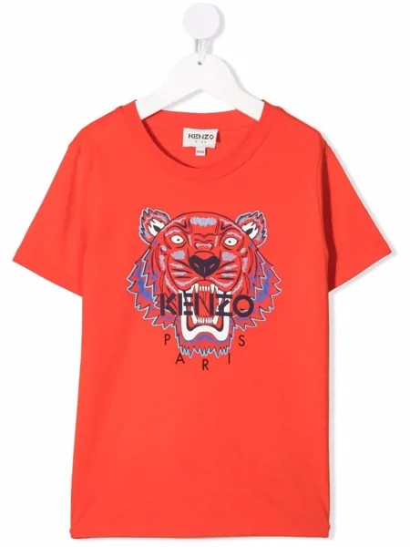 Kenzo Kids футболка с принтом