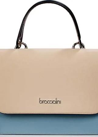 Сумка кросс-боди женская Braccialini B36923-B15032 бежевая/голубая