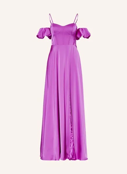 Атласное вечернее платье Vm Vera Mont, фиолетовый