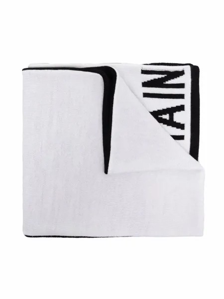 Balmain Kids шарф с логотипом