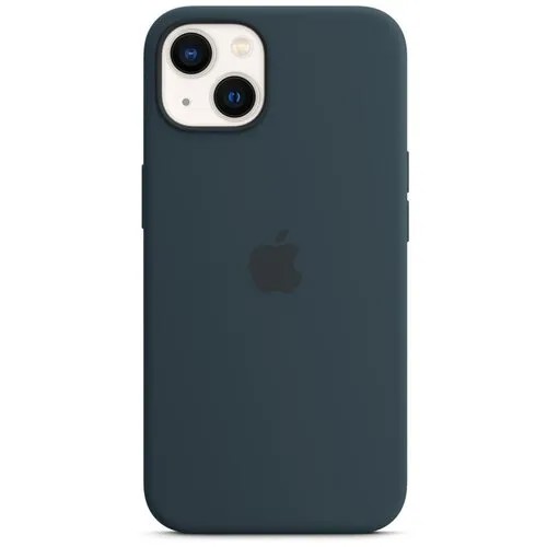 Чехол для Apple iPhone 13 Silicone Case with MagSafe Abyss Blue