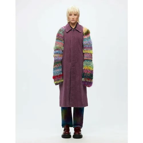 Пальто ROMA UVAROV DESIGN, размер L, фиолетовый