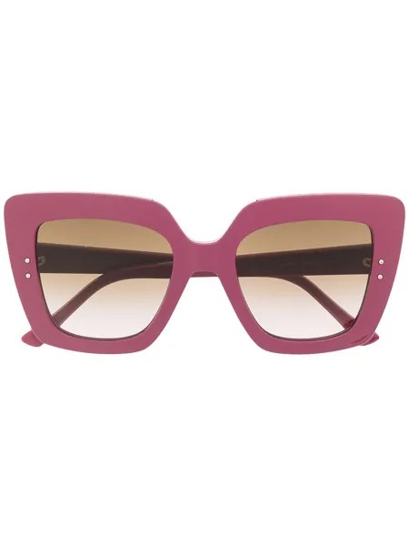 Jimmy Choo Eyewear солнцезащитные очки Auri в квадратной оправе